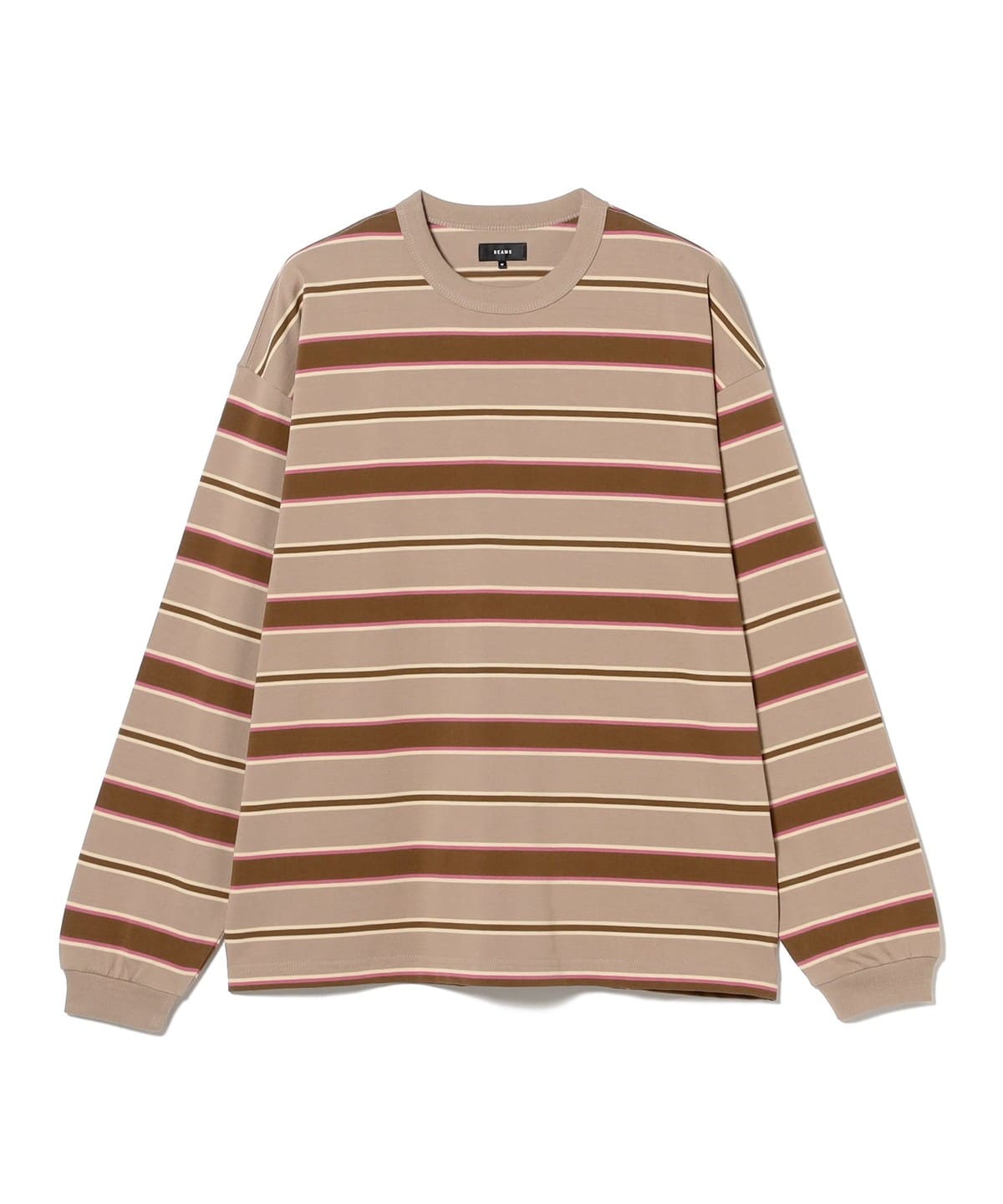 BEAMS（ビームス）ボーダー ルーズ ロングスリーブTシャツ（Tシャツ