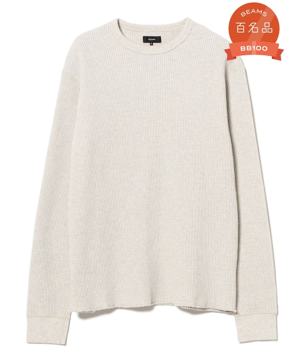 beams プリント サーマル クルーネック Tシャツ BEAMS tシャツ プリント サーマル クルーネック Tシャツ メンズ