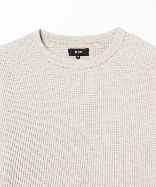 beams プリント サーマル クルーネック Tシャツ BEAMS tシャツ プリント サーマル クルーネック Tシャツ メンズ