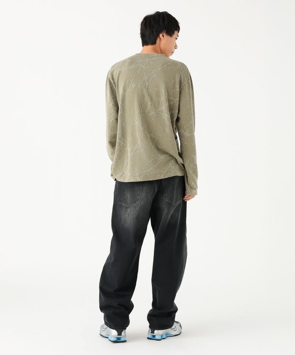 BEAMS GOLF ブラックメッシュTシャツ BEAMS GOLF tシャツ 「ドライ/伸縮性」BEAMS ORANGE LABEL