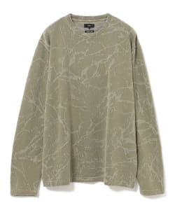 スプラッシュ ジャカード ロングスリーブ Tシャツ