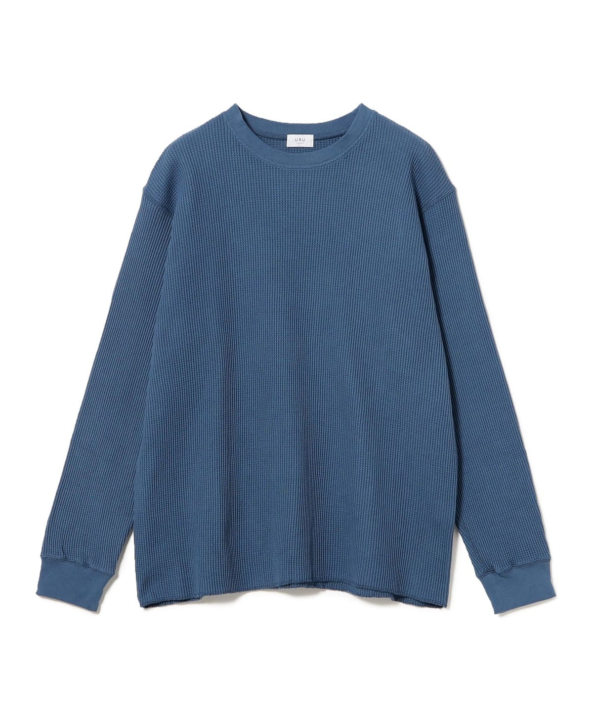 URU ウル / CREW NECK L/S TEE Tシャツ・カットソー MEN BLUE 2 URU ウル / CREW NECK L/S TEE Tシャツ・カットソー MEN BLUE 2