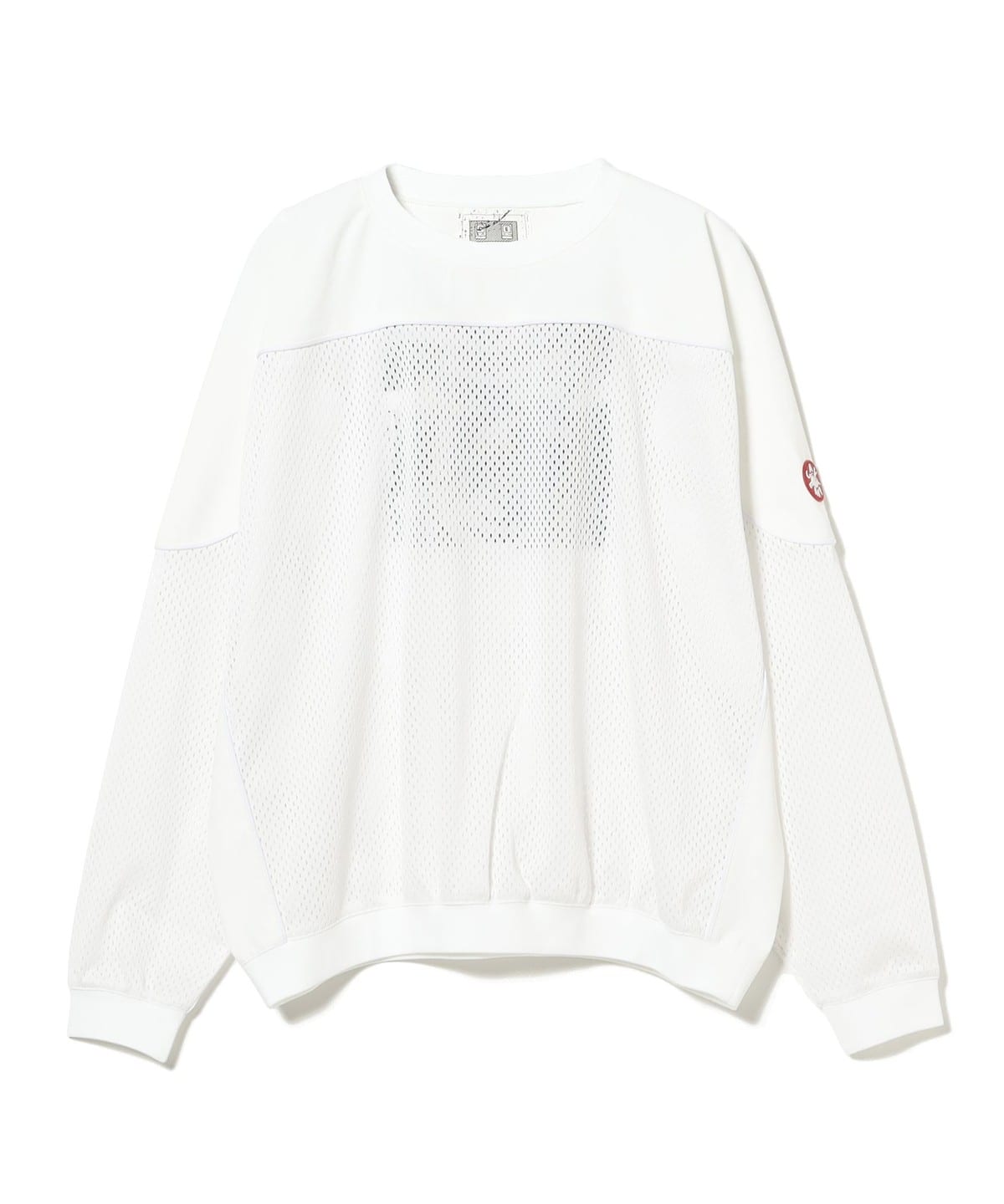 C. E シーイー / MESH TRACK CREW NECK Tシャツ・カットソー MEN WHITE M C. E シーイー / MESH TRACK CREW NECK Tシャツ・カットソー MEN WHITE M