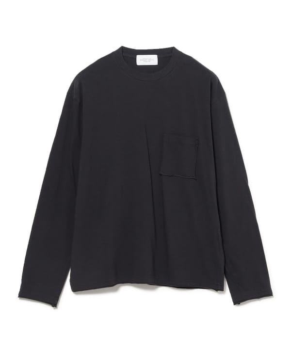 【ネット完売品】BEAMSプリーツ付き黒シャツ BEAMS（ビームス）UNUSED / Long sleeve T-shirt（Tシャツ