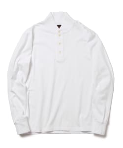 ▲BEAMS PLUS / トラッパー ヘンリーネック カットソー