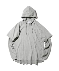 ▲BEAMS / レイヤード パーカ