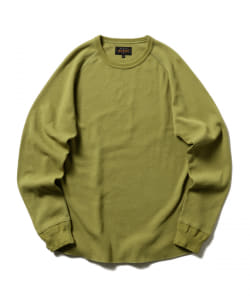 ▲BEAMS PLUS / サーマル メッシュ クルーネック Tシャツ