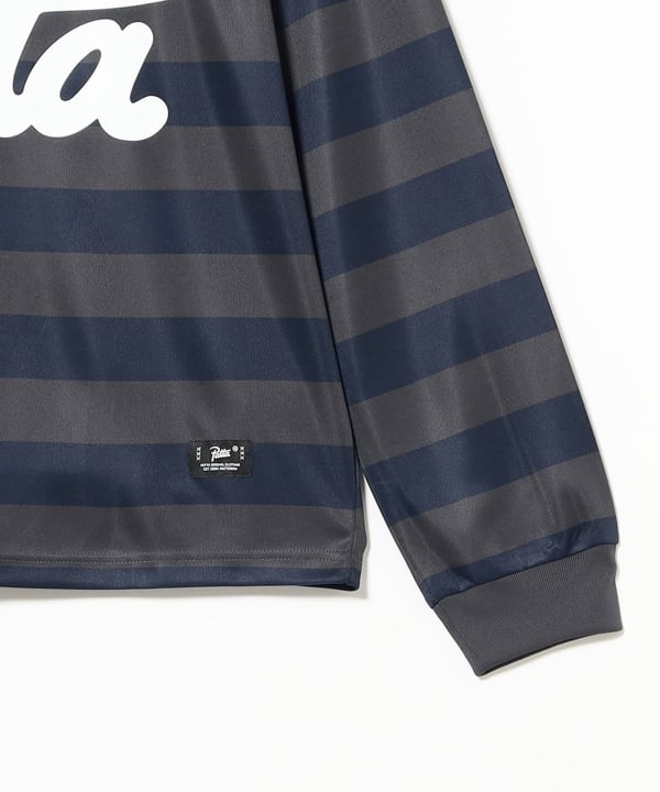BEAMS（ビームス）PATTA / Striped Long Sleeve Football Jersey（T