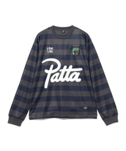 PATTA / Striped Long Sleeve Football Jersey