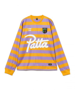 PATTA / Striped Long Sleeve Football Jersey