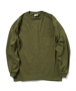 ▲Goodwear / ロングスリーブ ポケットTシャツ