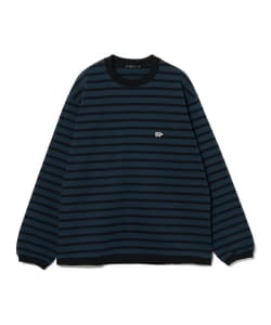 Scye / Striped Crew Neck T-Shirt