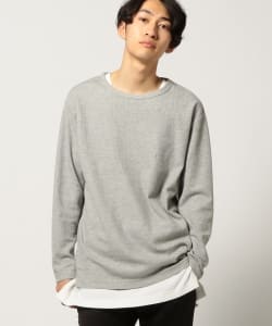▲BEAMS / ダブルフェイス レイヤード Tシャツ◇