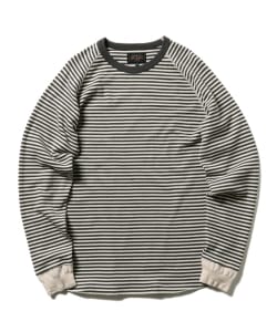 ▲BEAMS PLUS / ボーダー クルーネック カットソー