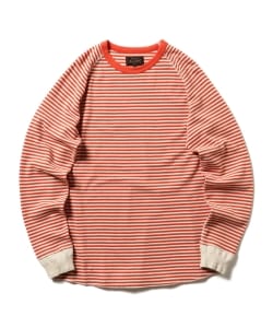 ▲BEAMS PLUS / ボーダー クルーネック カットソー