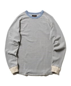 ▲BEAMS PLUS / ボーダー クルーネック カットソー