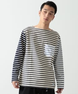 ORCIVAL × BEAMS / 男裝 長袖 拼接T恤