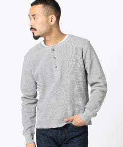 ▲REMI RELIEF × BEAMS PLUS / 別注 サーマル ロング ヘンリーネック