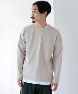▲DANTON / Pocket Long Sleeve Tee