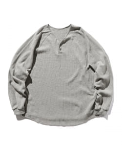 VAPORIZE / Henry Neck Reversible T-Shirt