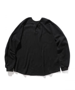 VAPORIZE / Henry Neck Reversible T-Shirt
