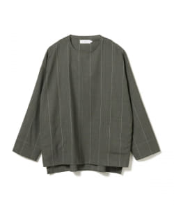 Graphpaper / Wide Stripe Wool Pullover
