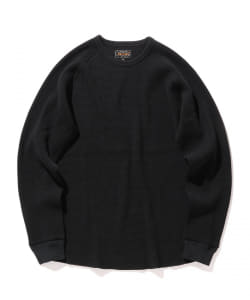 ▲BEAMS PLUS / ワッフル ラグランクルーTシャツ