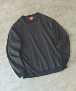 ▲BEAMS / コーコラン ボーダー クルーネック Tシャツ