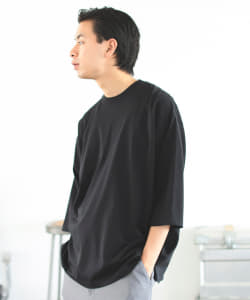 ▲BEAMS / シルケット 天竺 クルーネック Tシャツ