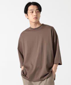 ▲BEAMS / シルケット 天竺 クルーネック Tシャツ