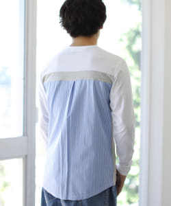 【アウトレット】ALOYE / Shirt Fabrick ロングスリーブ Tシャツ