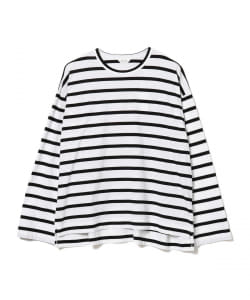 ▲WELLDER / FLUTTER TAIL BACK SIDE TUCKED CREWNECK