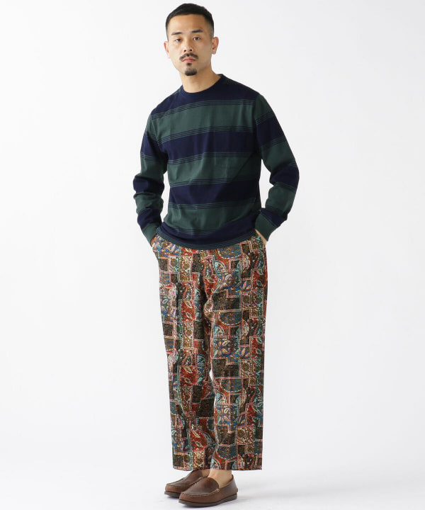 BEAMS PLUS プラスイージーパンツペイズリーL サマーウール