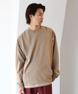 BEAMS / ステッチ ルーズ クルーネックTシャツ