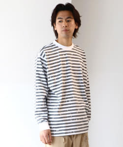 ▲BEAMS / スプラッシュ ボーダーTシャツ