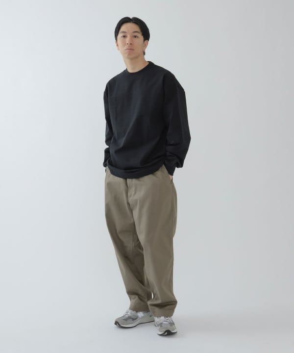 BEAMS JAPAN (BEAMS JAPAN) BEAMS JAPAN / Loose stretch long sleeve