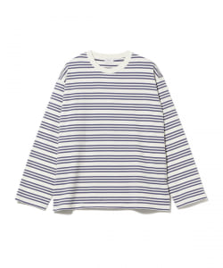 ▲URU / Crew Neck Long Sleeve Border Tee