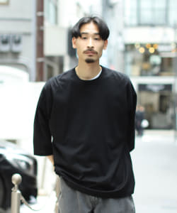 ▲BEAMS / シルケット 天竺 クルーネック Tシャツ