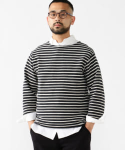 ▲REMI RELIEF × BEAMS PLUS / 別注 7分丈 バスクシャツ