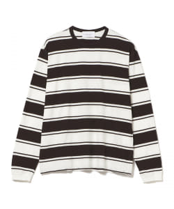 ▲UNUSED / 天竺 Border Long Sleeve T-Shirt US1949