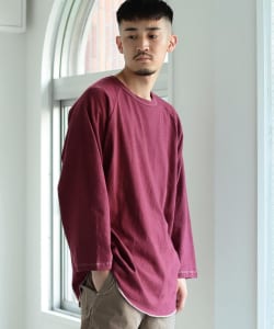 BEAMS / ガーメントダイ ラグラン Tシャツ