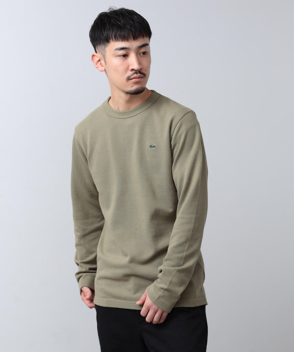 BEAMS（ビームス）LACOSTE / 鹿の子 Long Sleeve T-Shirt（Tシャツ・カットソー Tシャツ）通販｜BEAMS