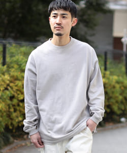 BEAMS / ステッチ クルーネック ロングスリーブ Tシャツ