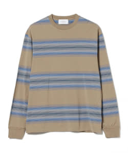UNUSED / Ombre Border Long Sleeve T-shirt