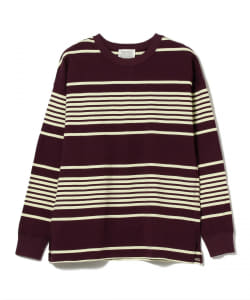 ▲INSCRIRE / Border Big Long Sleeve Tee