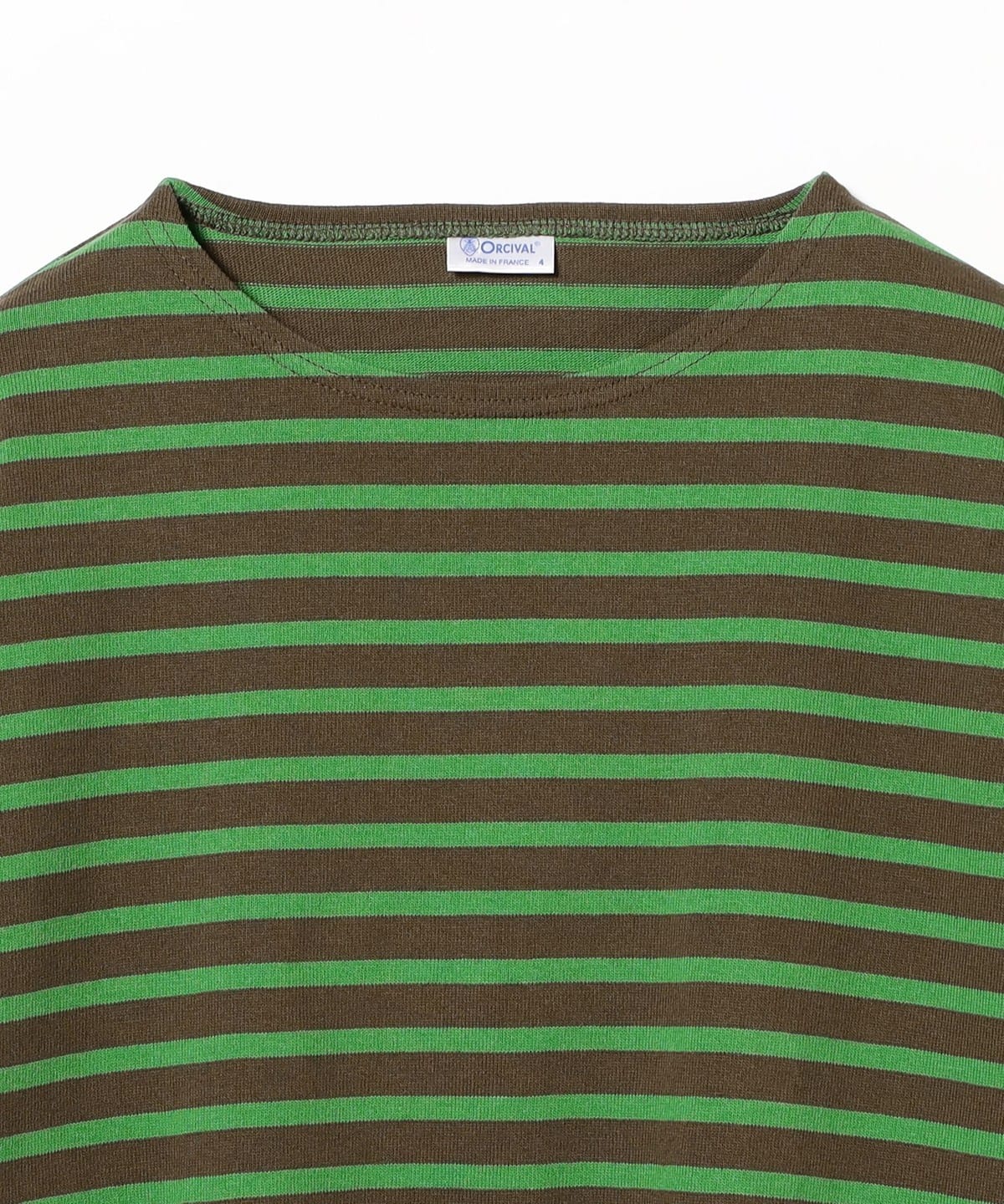 BEAMS（ビームス）ORCIVAL / Cotton Lourd ワイド バスクシャツ（T 