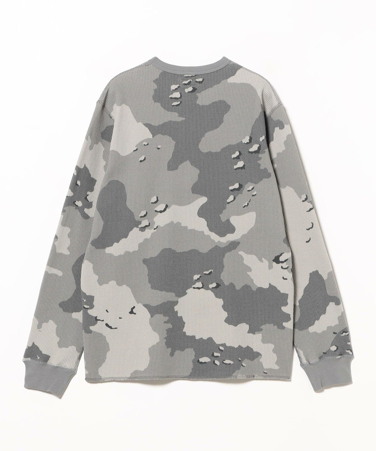 BEAMS（ビームス）Camo Print Thermal Crew Neck（Tシャツ・カットソー