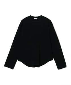 UNUSED / Long-sleeve waffle T-shirt