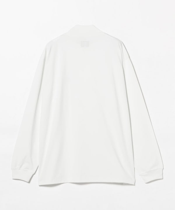 BEAMS NEEDLES / モックネックXL BEAMS（ビームス）NEEDLES / L/S MOCK NECK TEE - POLY JERSEY
