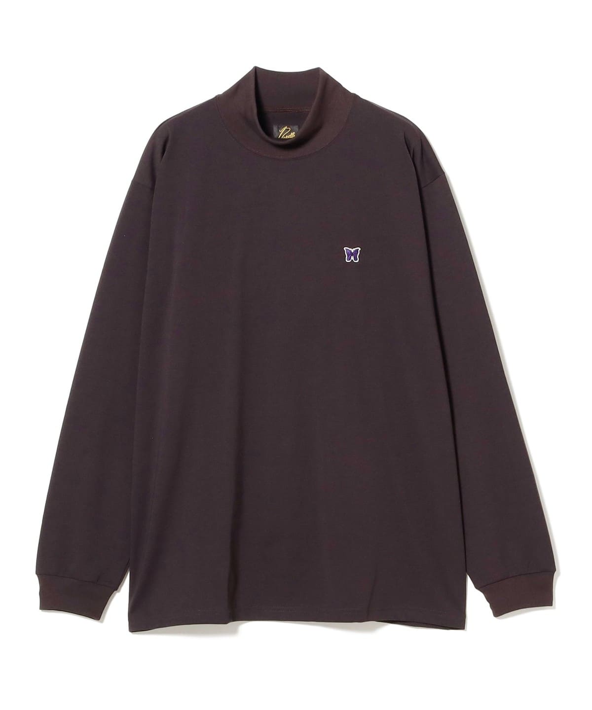 NEEDLES ニードルズ / L/S MOCK NECK TEE - POLY JERSEY Tシャツ・カットソー MEN DK. PURPLE M NEEDLES ニードルズ / L/S MOCK NECK TEE - POLY JERSEY Tシャツ・カットソー MEN DK. PURPLE M